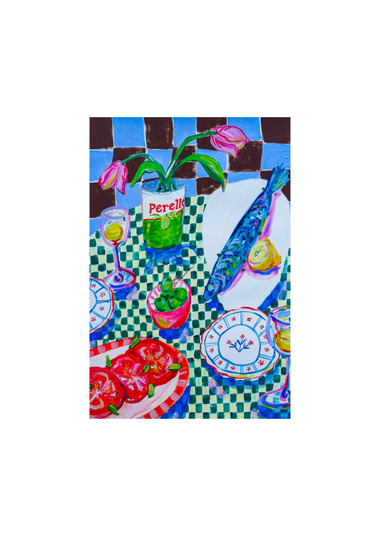 Fish Dinner print