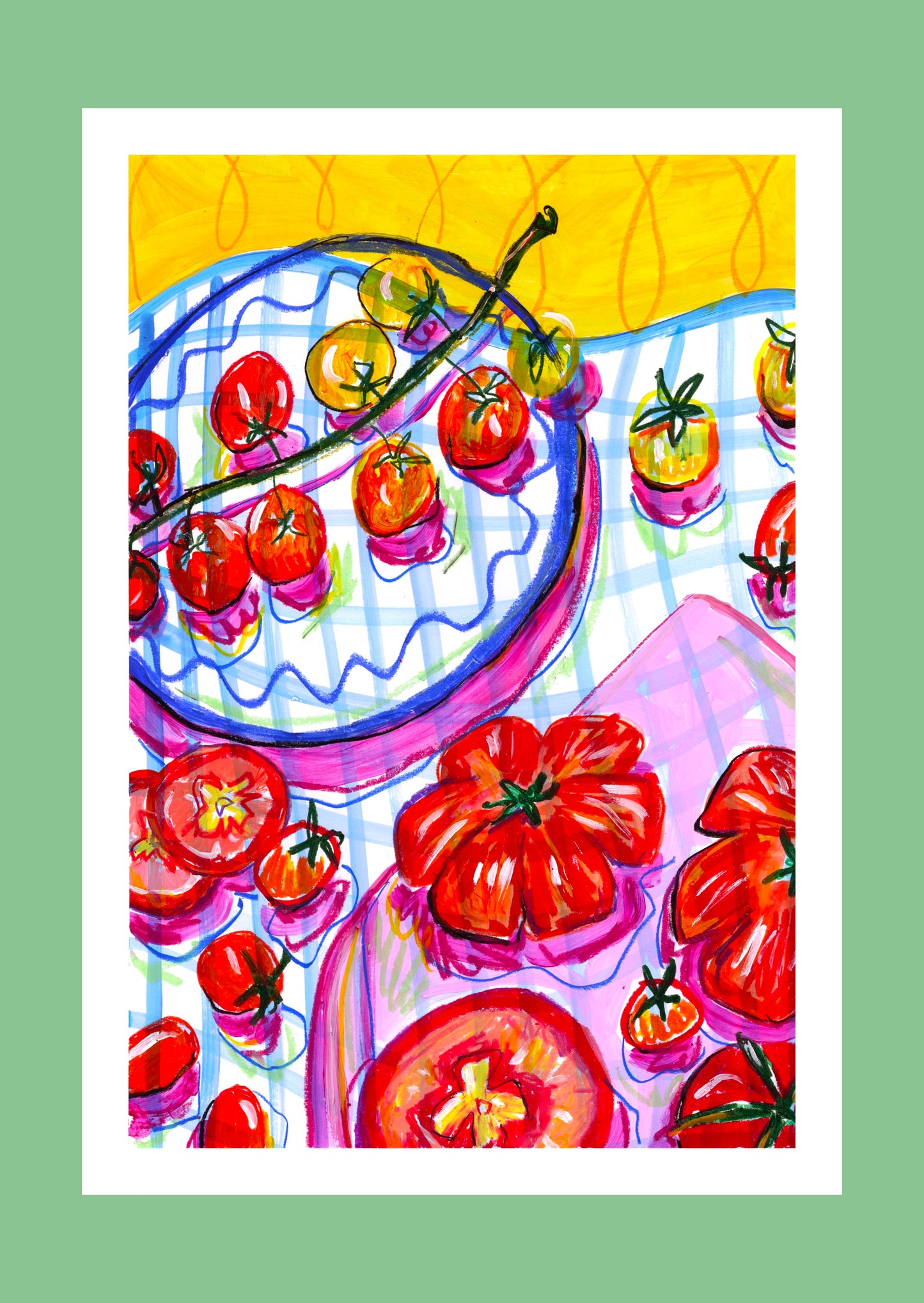 Juicy Tomatoes fine art print