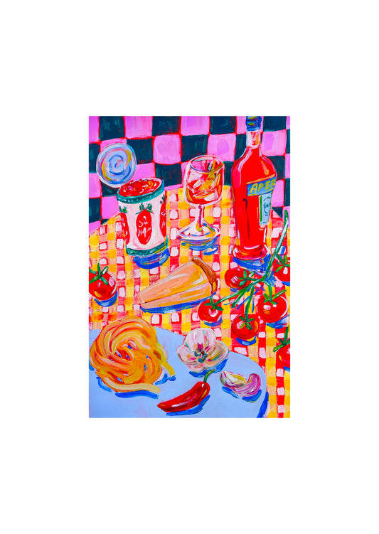 Pasta At Home print