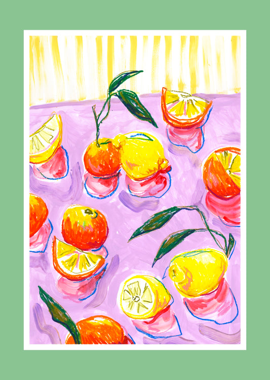 Rolling Fruits fine art print